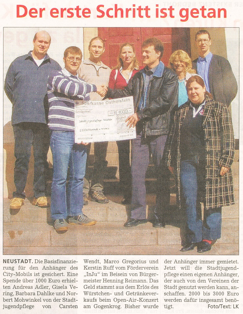 Der erste Schritt ist getan