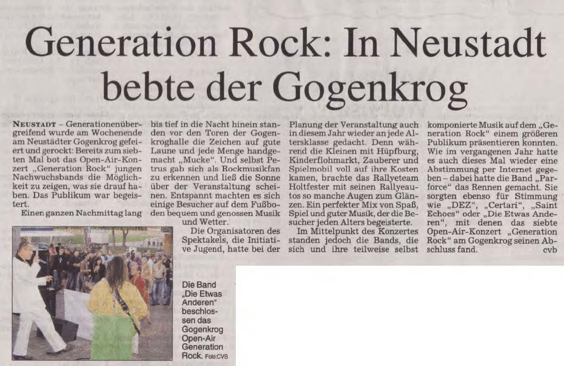 Generation Rock: In Neustadt bebte der Gogenkrog