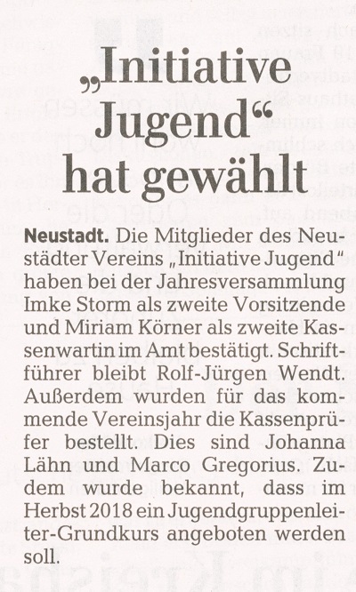 Initiative Jugend hat gewählt