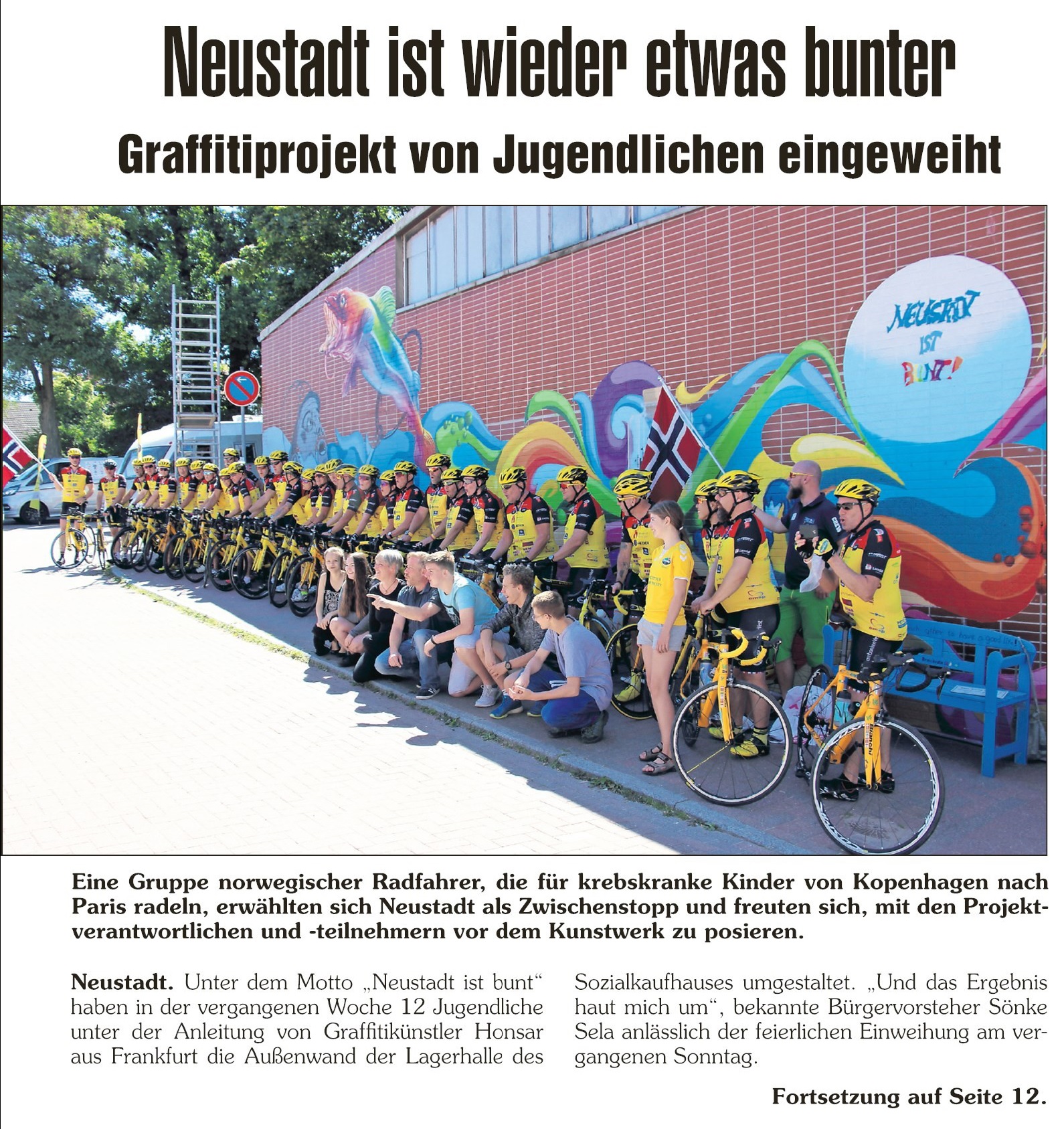 Neustadt ist wieder etwas bunter